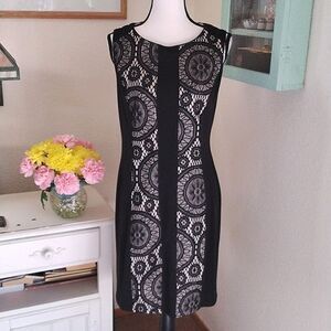 NWT EnFocus Studio Black Lace Dress